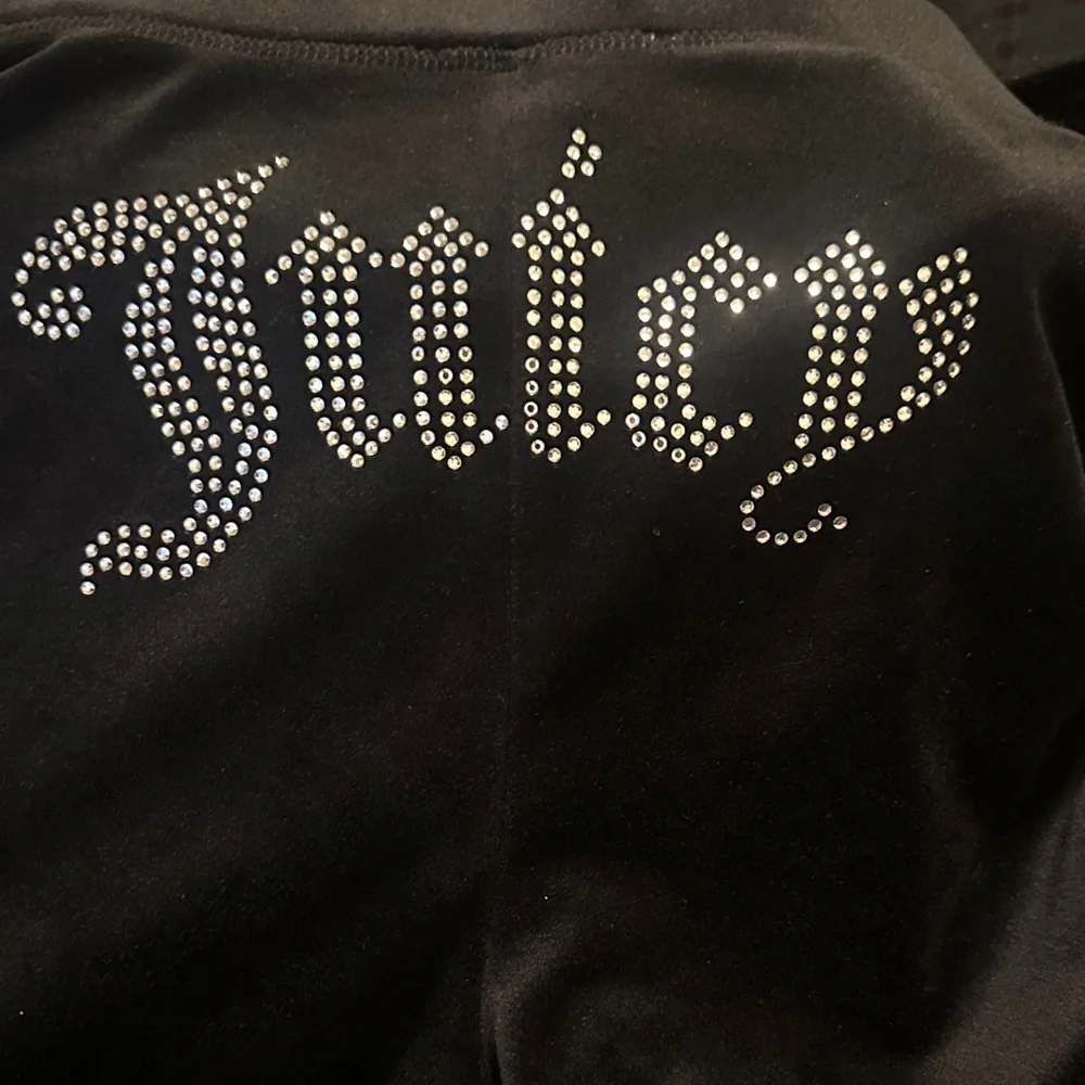 Juicy Couture Black Pants with Silver Accents - Picture 3 of 3